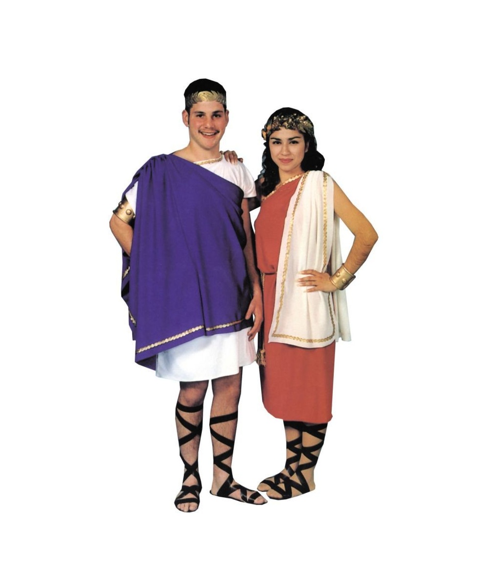 Greek Toga Man Adult Costume for - Men Greek Costumes