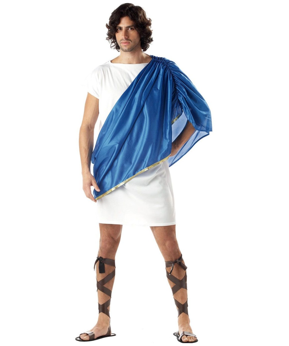 Greek Toga Man Adult Costume - Men Greek Costumes