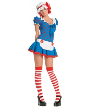 Adult Sexy Rag Doll Halloween Costume - Women Costume