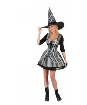 Sexy Rose Gothic Witch Women Costume