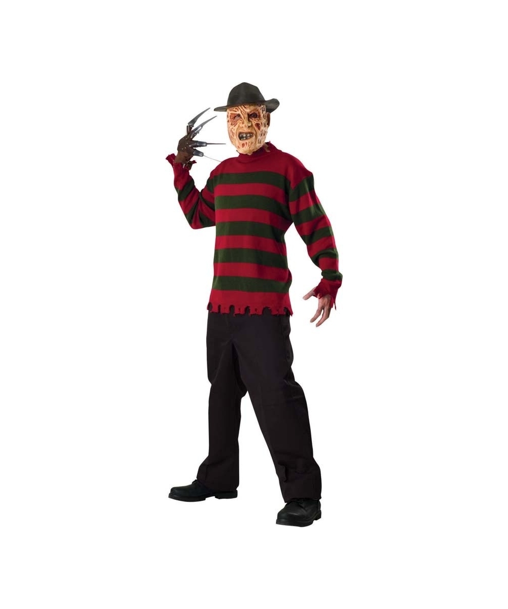 Adult FreddySweater Scary Halloween Costume - Men Costumes