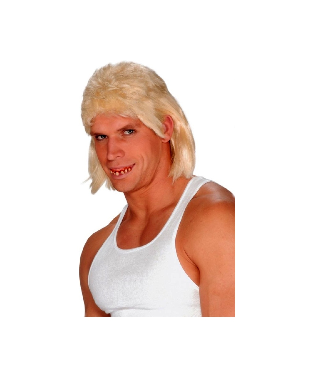  Mullet Blonde Wig