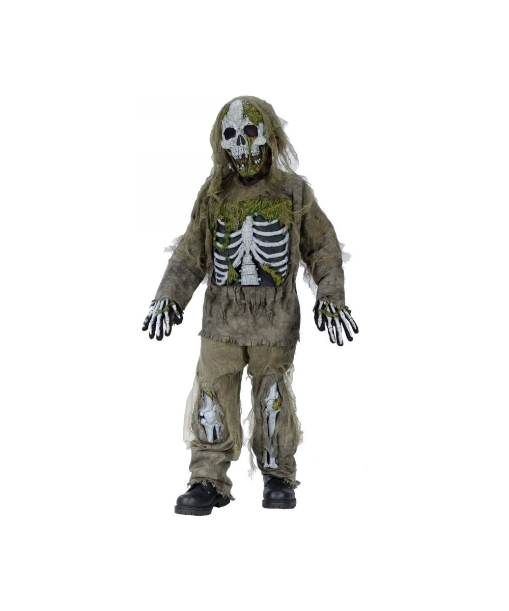  Skeleton Zombie Boys Costume