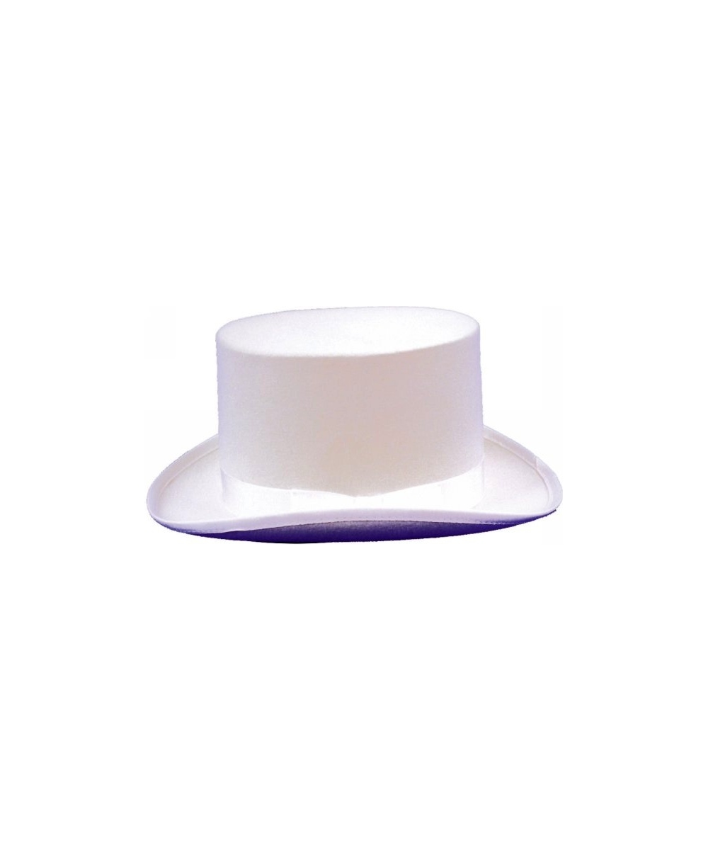  Top Hat White Felt Costume