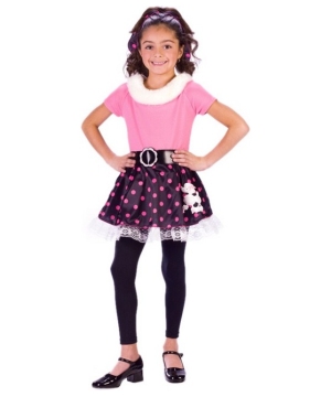  Poodle Skirt Girls Costume