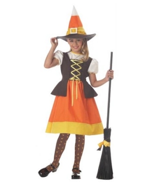Sweet Candy Witch Kids Halloween Costume - Girls Witch Costumes