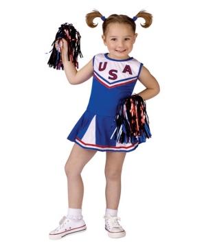 Usa Cheerleader Baby Costume - Girls Costumes