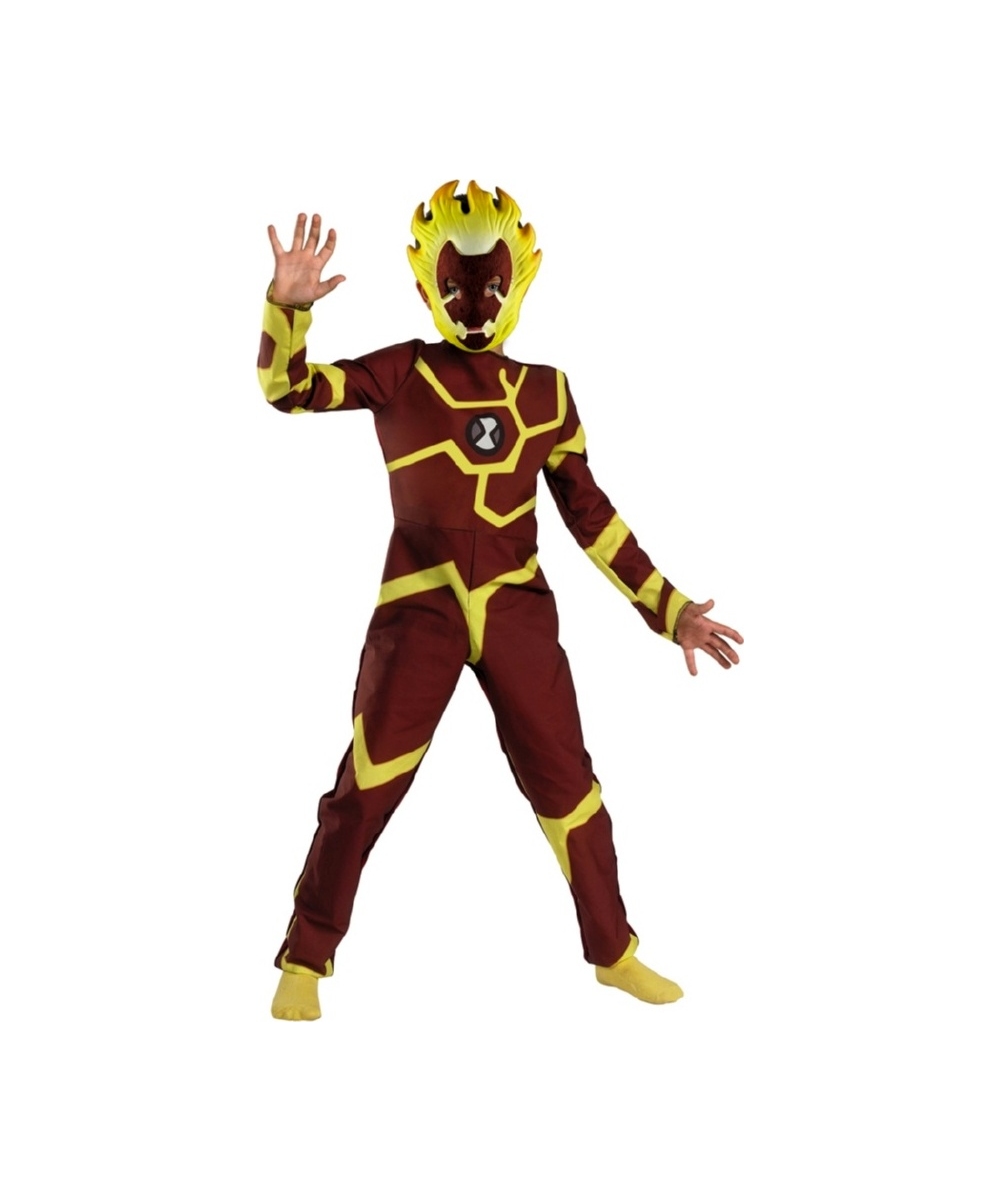  Ben Heatblast Boys Costume