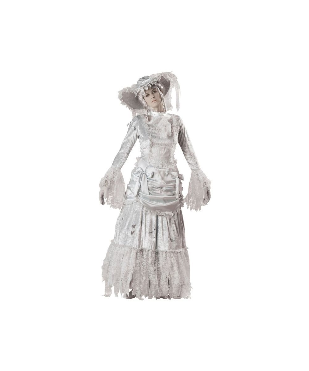 Ghostly Lady Adult Costume - Adult Halloween Costumes