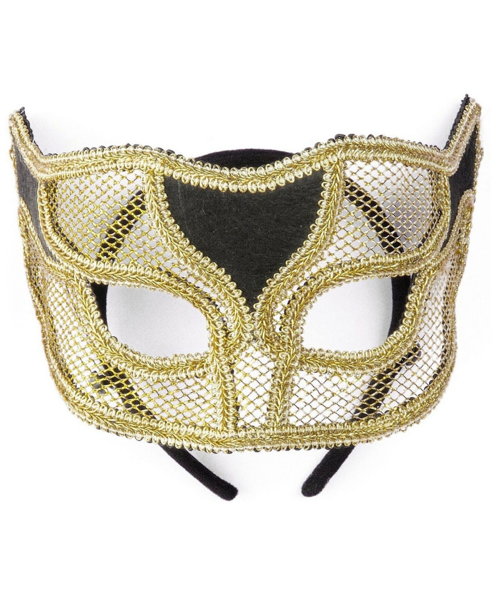  Gold Netted Mask