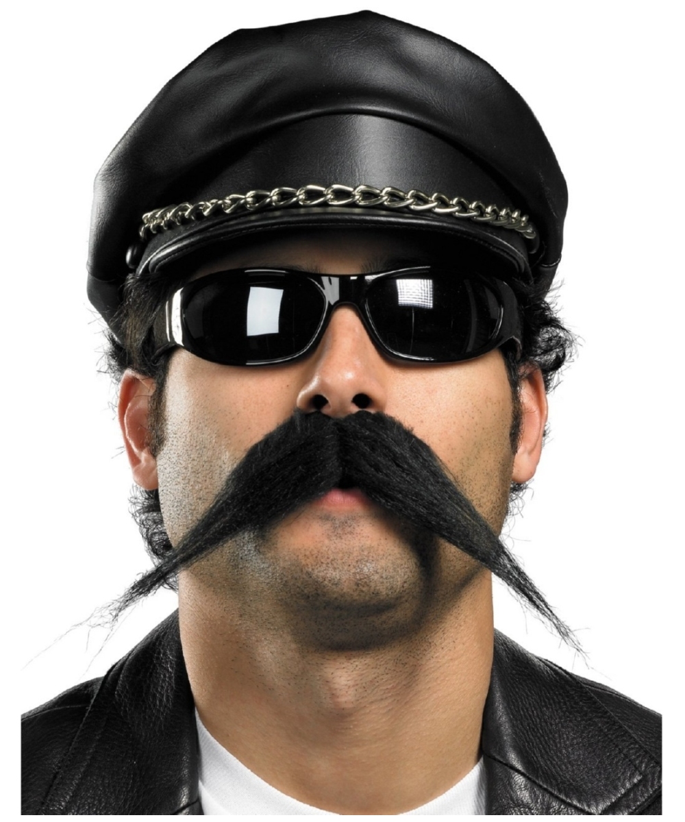  Mustache Biker Costume