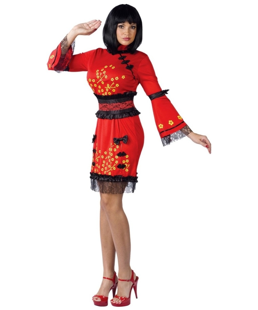  Oriental China Doll Women Costume