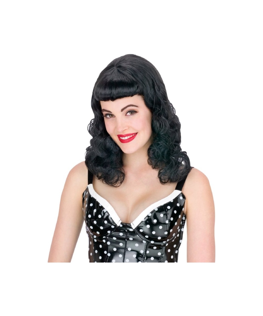  Pin up Page Black Wig