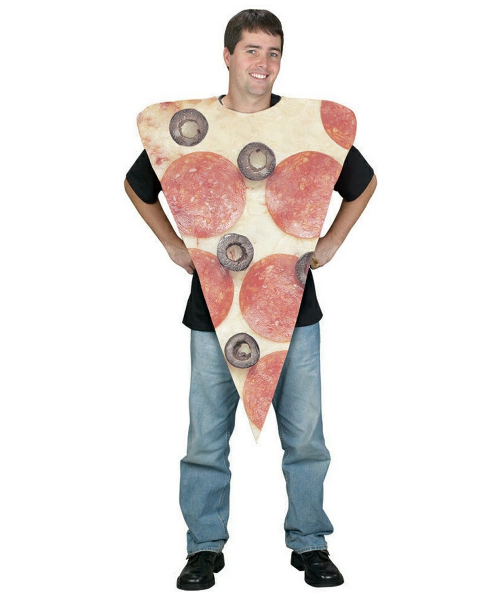 Pizza Slice Adult Costume - Men Pizza Costumes