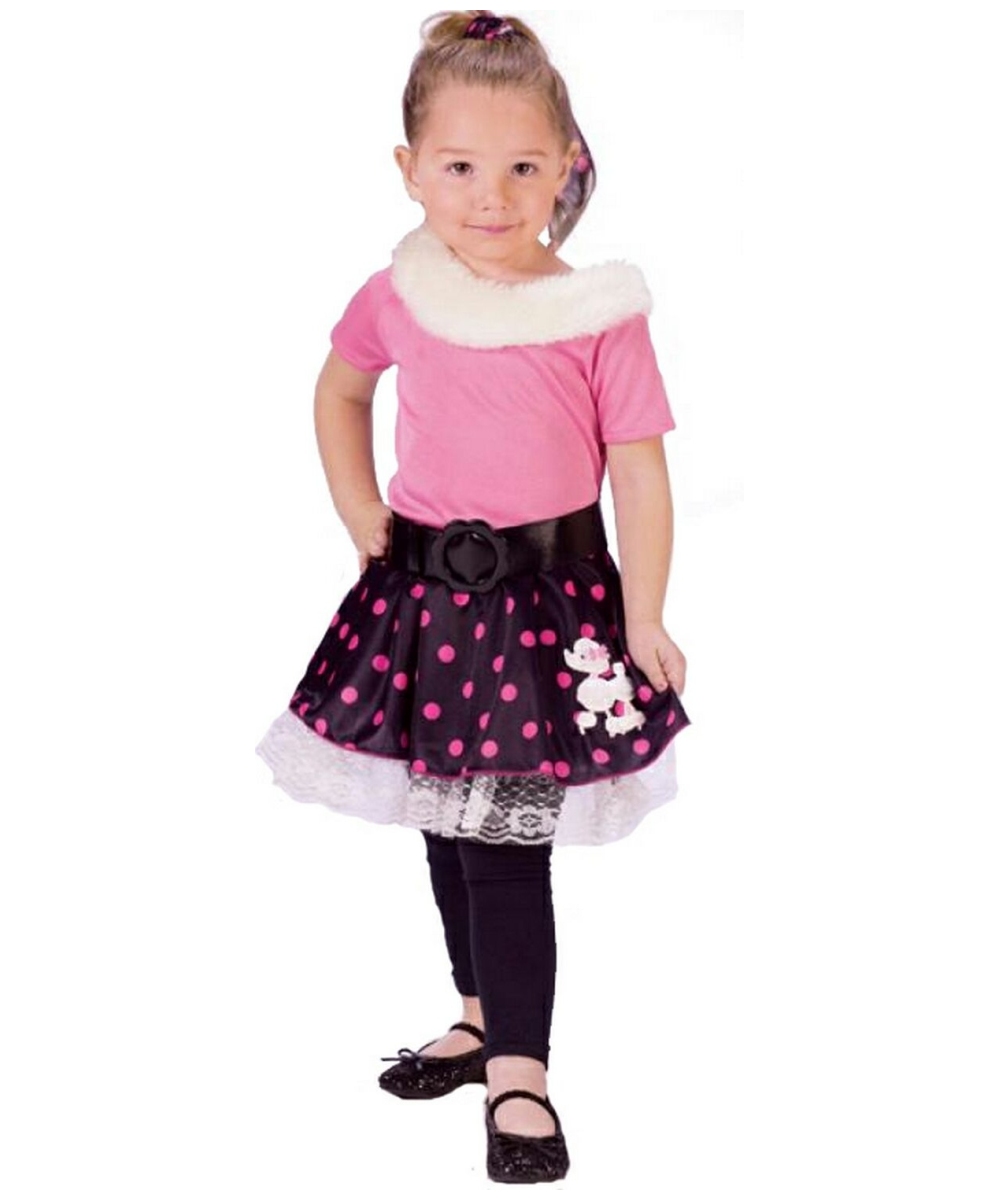 Poodle Dog Toddler 50s Costume Girls Costume
