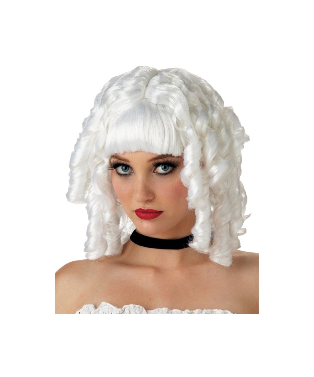  White Ghost Doll Wig