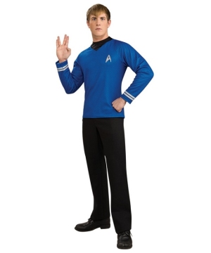 Star Trek Blue Shirt Men Costume deluxe