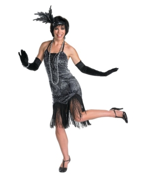 Flapper Flirty Adult Costume - 1920s Women Flapper Costumes