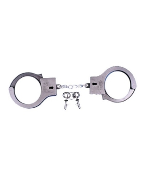 Handcuffs Plastic Silver - Accessory Costume