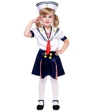 Sailorette Toddler Costume - Sailor Halloween Costumes