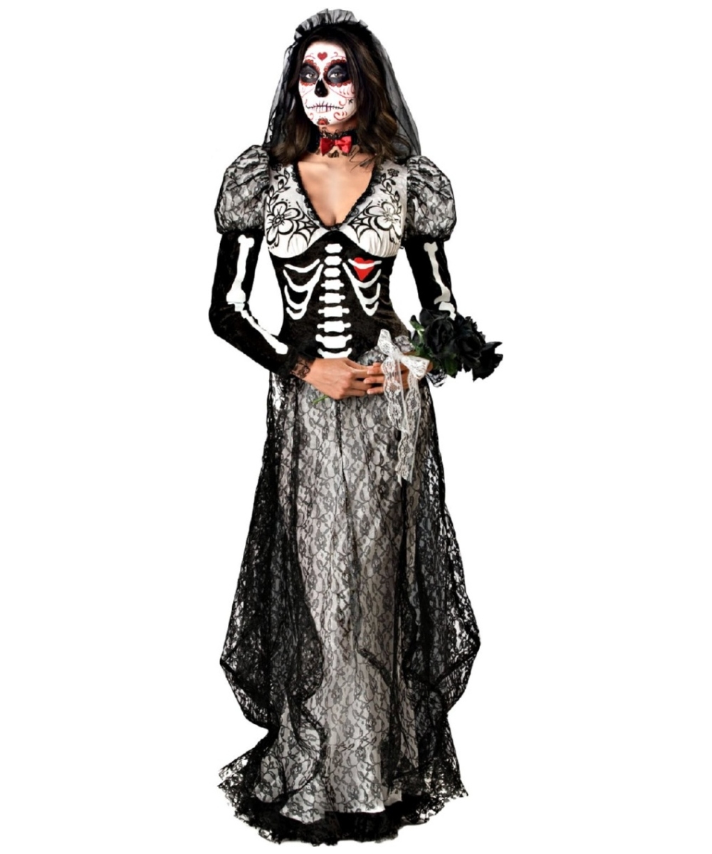 Bride Dame Of Dead Adult Costume - Women Bride Costumes
