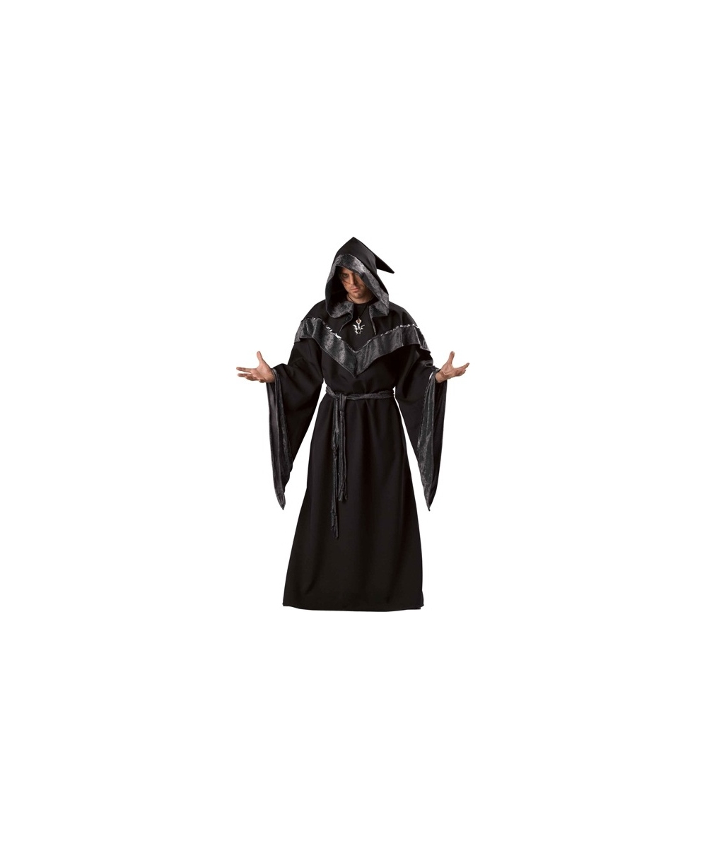 Adult Dark Sorcerer Scary Halloween Costume - Men Costumes