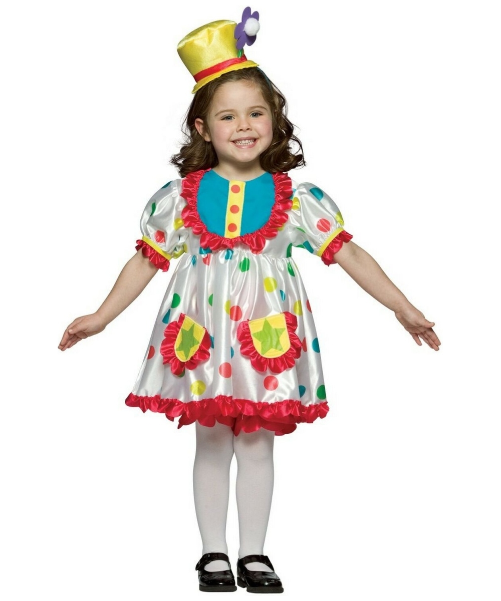  Girls Clown Costume