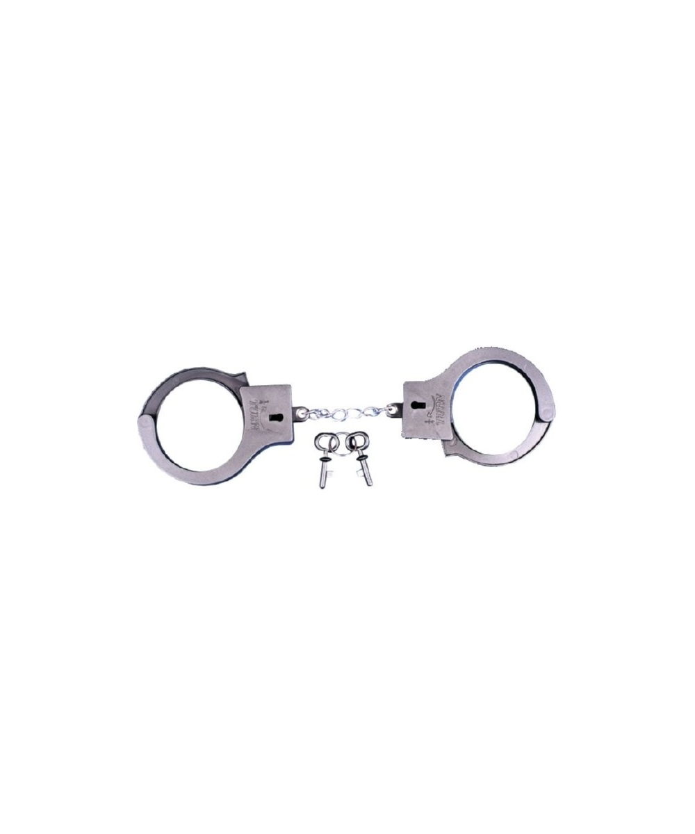 Handcuffs Plastic Silver