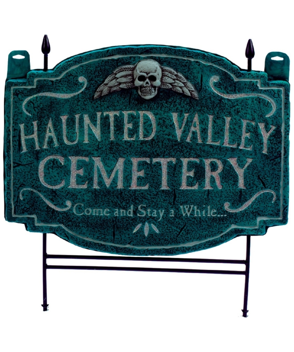 Haunted House Halloween Decoration HAUNTED SIGN SET Morgue Cemetery Asylum B140* 