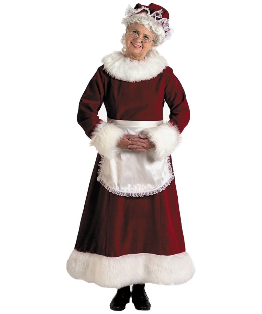 Mrs. Claus Dress Costume - Adult Halloween Costumes