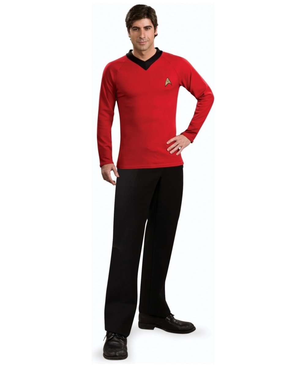  Star Trek Red Shirt Men Costume