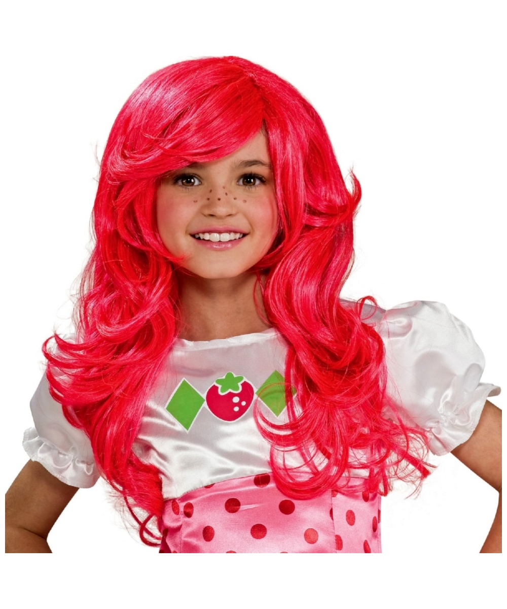 Strawberry Shortcake Pink Wig - Girls Straberry Costumes