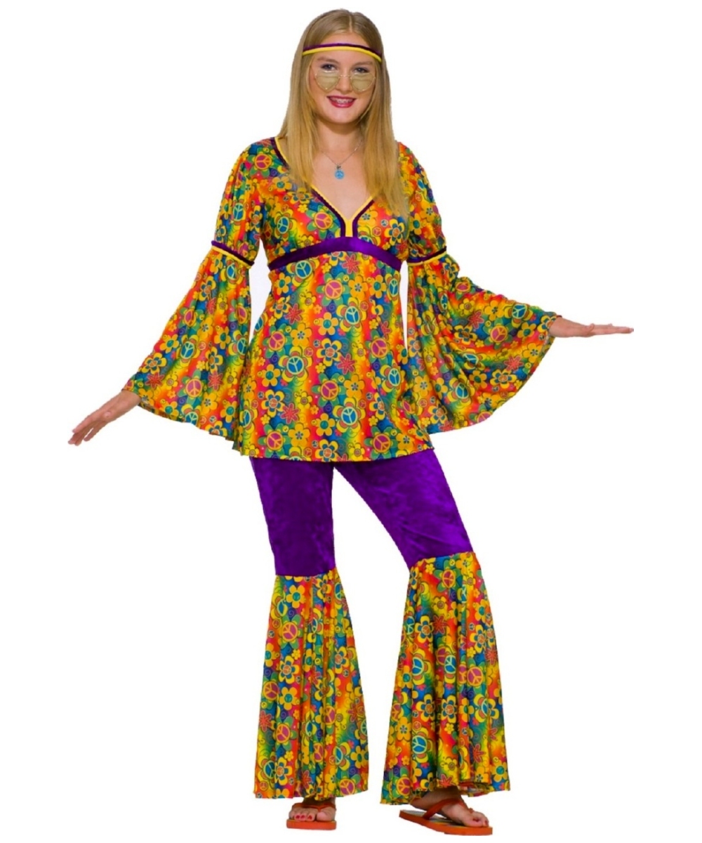 Hippie Purple Haze Teen Costume - Women Hippie Costumes