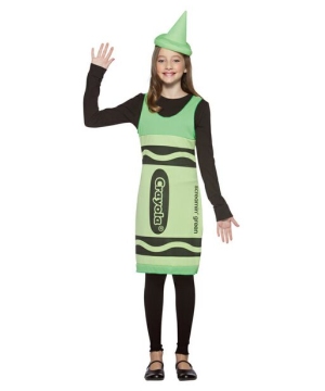 Crayola Green Crayon Teen Costume