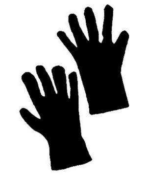 Black Costume Gloves