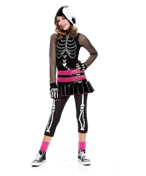 Dramarama Skelehearted Teen Costume