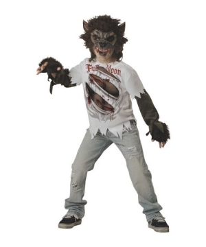 Scary Werewolf Kids Costume