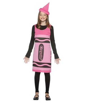 Crayola Crayon Tickle Me Pink Teen Costume