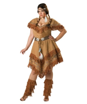 Native Indian Beauty Women's Costume plus size