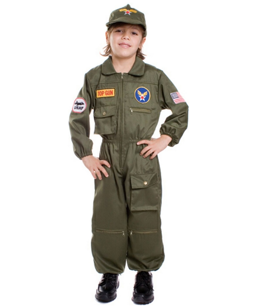  Air Force Pilot Kids Costume