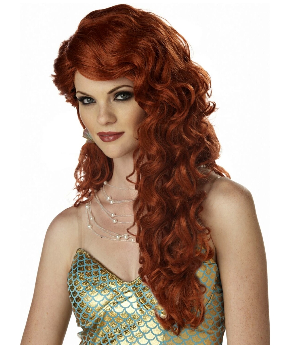  Auburn Mermaid Wig