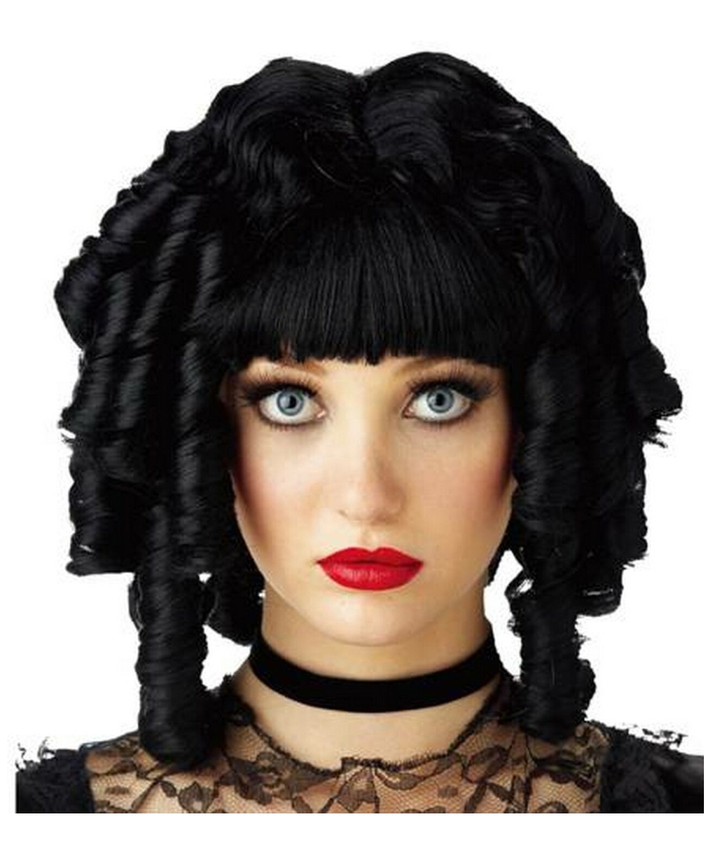  Black Ghost Doll Wig
