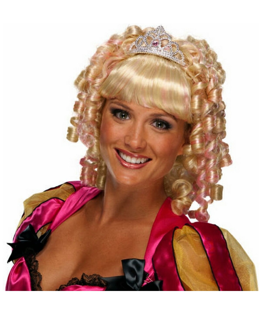 Princess Wig - Adult Accessory - Blonde - Halloween Wig at Wonder Costumes