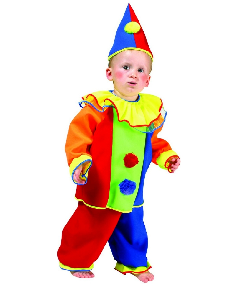  Boys Baby Bobo Clown Costume