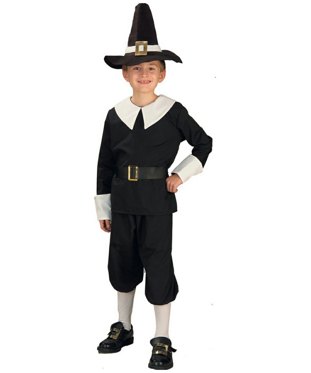  Boys Pilgrim Kids Costume