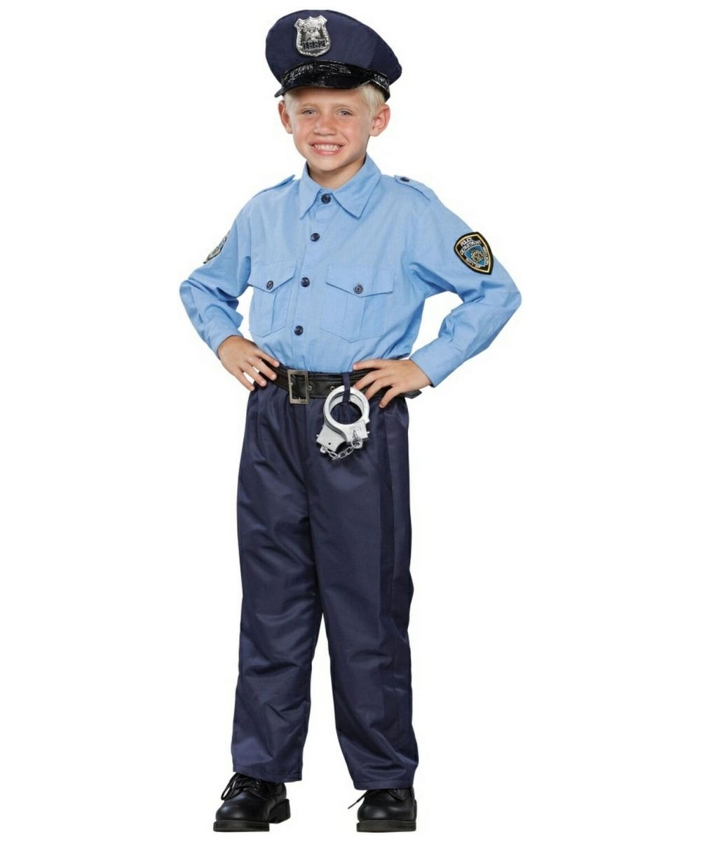 Kids Policeman Officer Costume - Boys Officer Costumes
