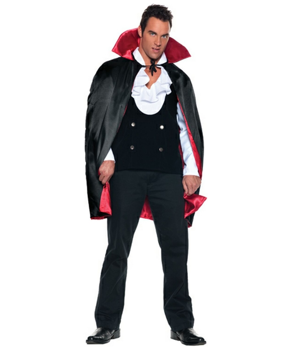 Cape Reversible - Costume Accessory Deluxe - Vampire at Wonder Costumes