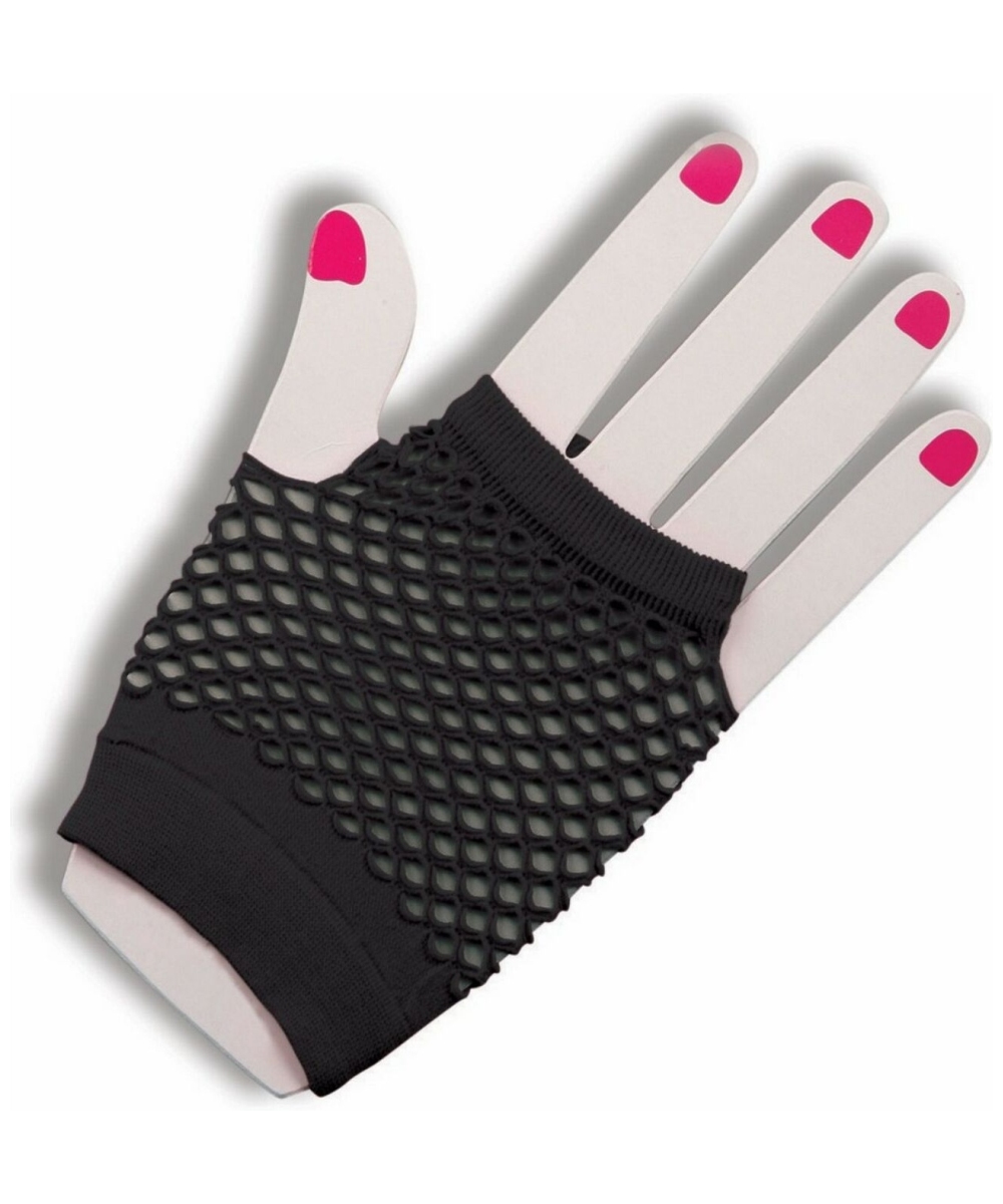  Fingerless Fishnet Gloves
