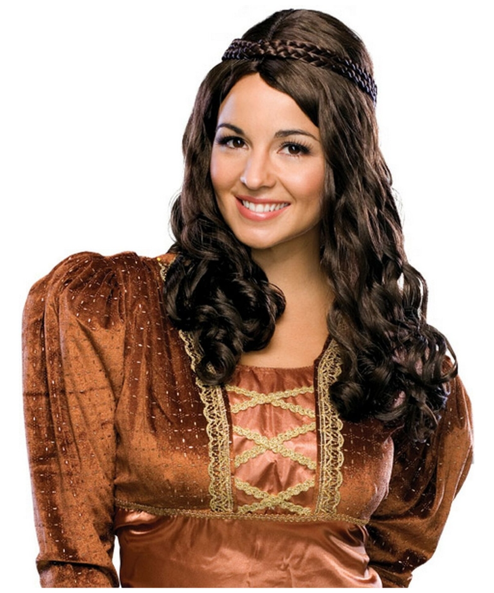  Girls Brown Renaissance Wig