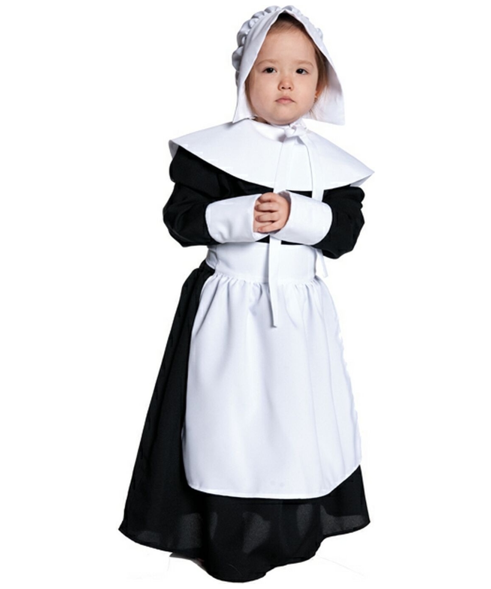 Pilgrim Girl Kids Costume - Girls Pilgrim Costumes